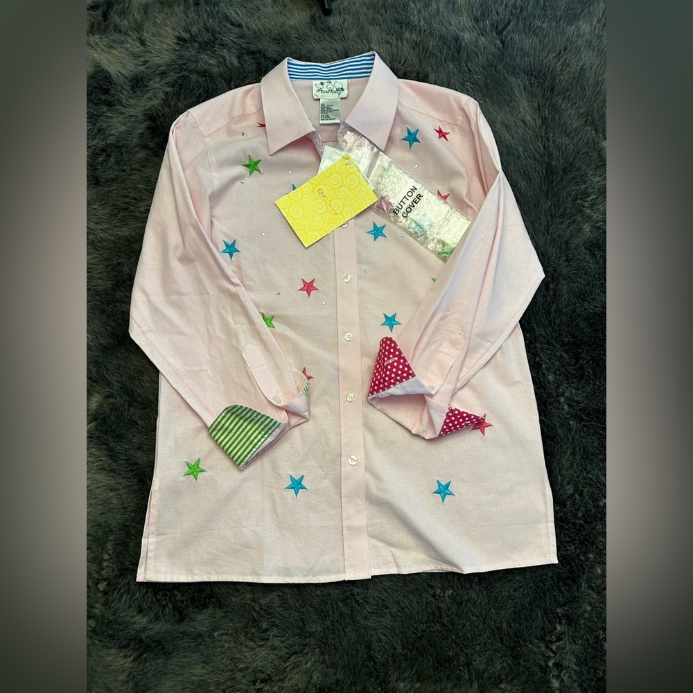 The Quacker Factory Pink Blouse